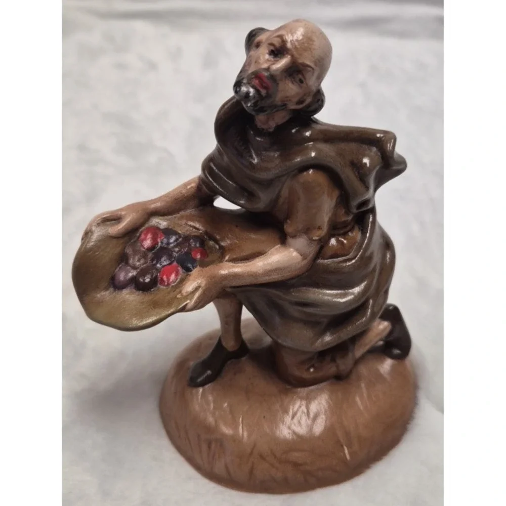 Vtg.‎ Christmas Atlantic Mold 18 Piece Nativity Ceramic Hand Painted Holy Family